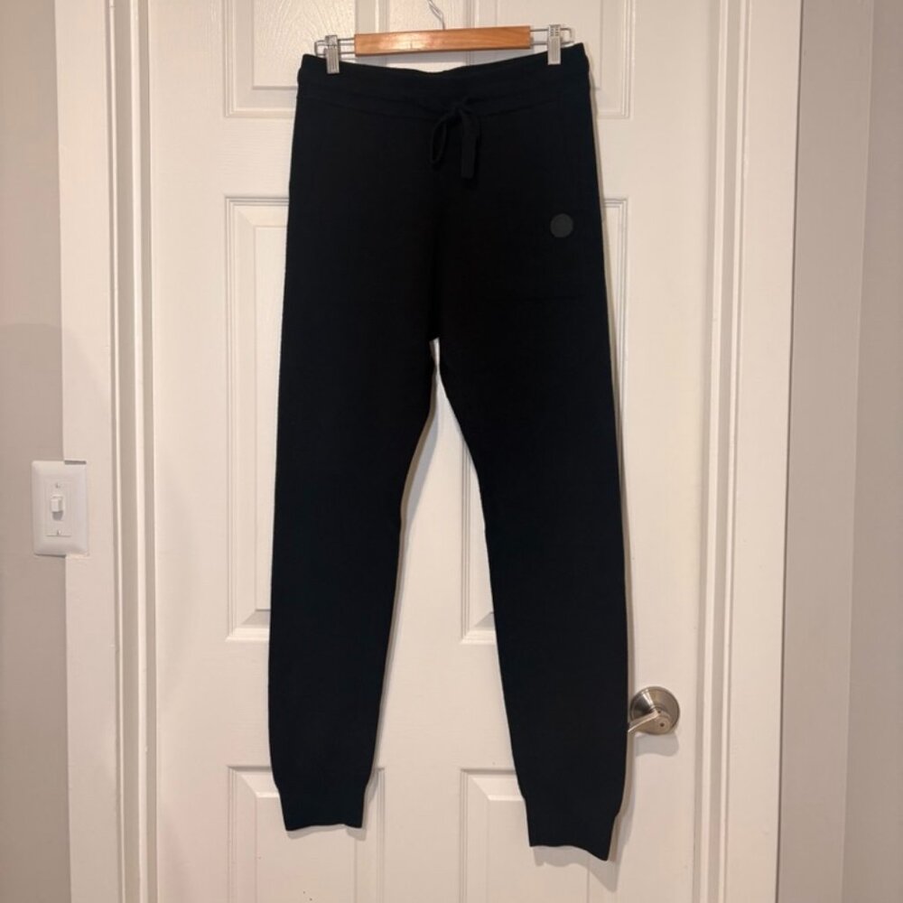Scotch & Soda Thick Black Jogger Sweatpants, Sz S